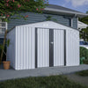 10x8 ft Metal Storage Shed, With Lockable Doors - CheryLife