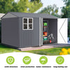 10x8 ft outdoor storage shed two doors main 05