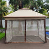 11 x 11 Ft Pop Up Gazebo Canopy Coffee - CheryLife