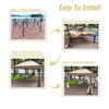 11 x 11 Ft Pop Up Gazebo Canopy Coffee - CheryLife