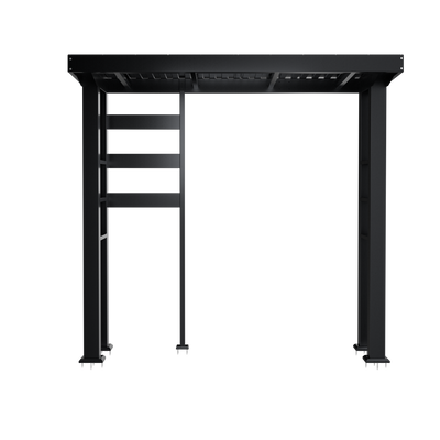 CheryLife 94-Inch 6-Burner 85000 BTU Deluxe Stainless Steel Gas Outdoor Kitchen Bar Barbecue Island Grill + Wine Cooler Compact Refrigerator + Rotisserie + Granite Countertops + Storage Cabinets & Drawers