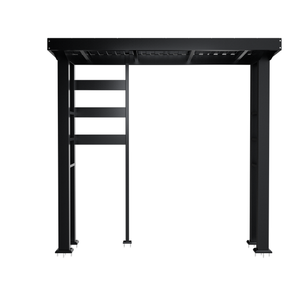 CheryLife 94-Inch 6-Burner 85000 BTU Deluxe Stainless Steel Gas Outdoor Kitchen Bar Barbecue Island Grill + Wine Cooler Compact Refrigerator + Rotisserie + Granite Countertops + Storage Cabinets & Drawers