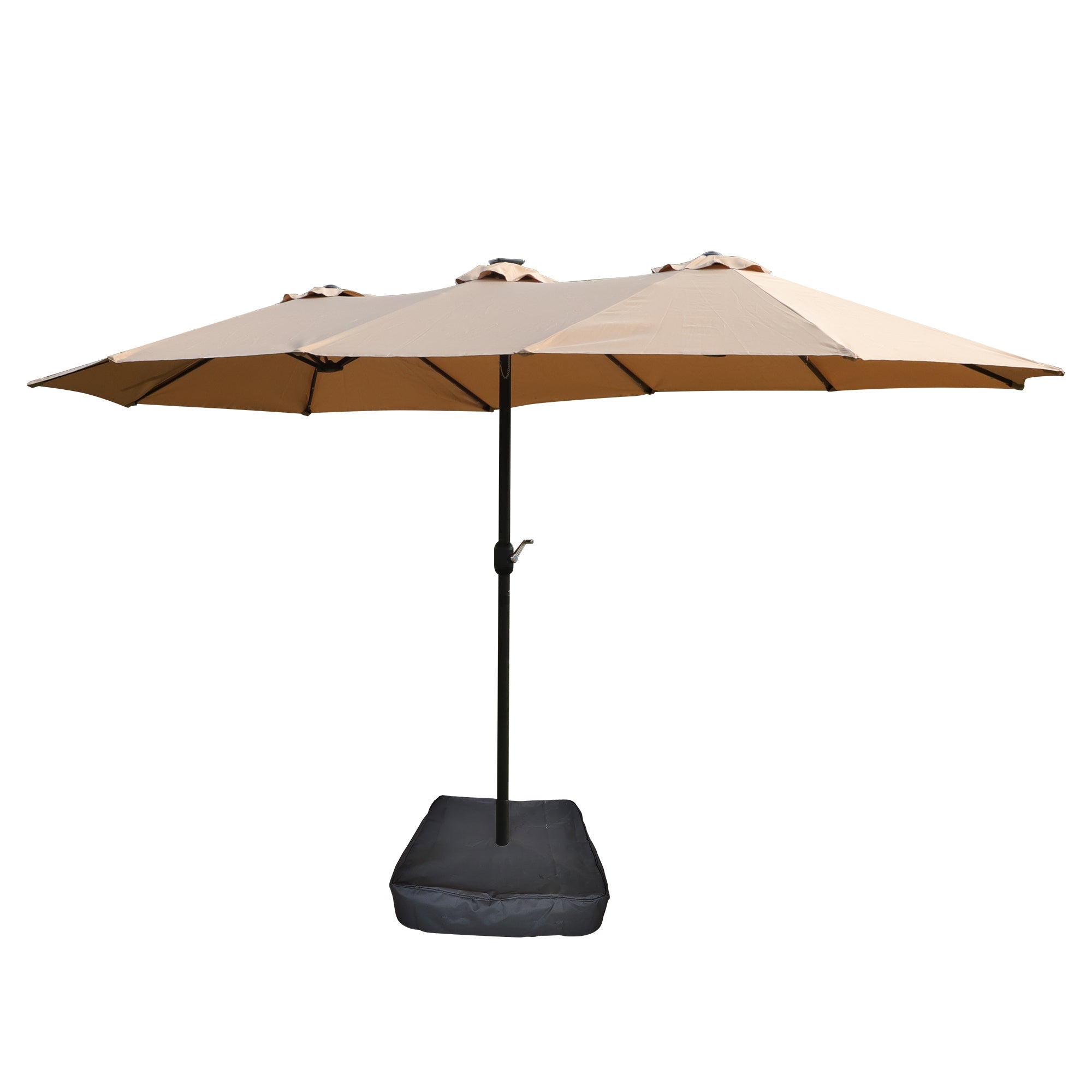 double size patio umbrella 15x9ft Large Double-Sided Rectangular Outdoor Twin Patio Market Umbrel – CheryLife