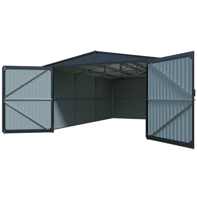 13x20 ft Metal Storage Shed Plus CheryLife