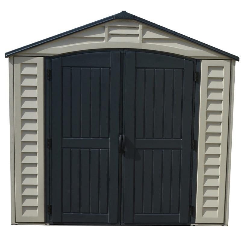 DuraMax 15×8 ft APEX PRO Storage Shed With Foundation Kit