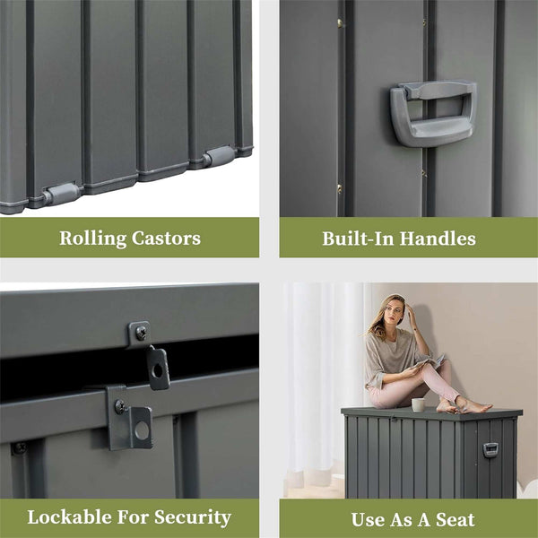 200 Gallon Outdoor Storage Deck Box