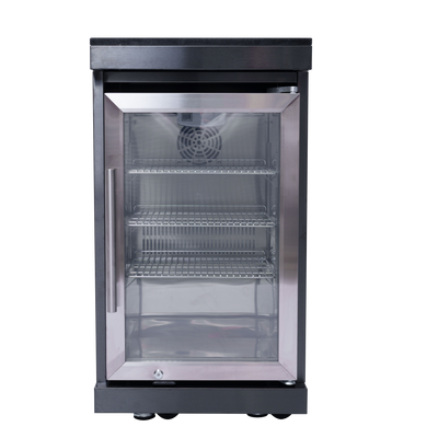 Cherylife SC2401A 85-Inch 85,000 BTU Natural Gas Grill Outdoor Kitchen Island – 6 Burner with Refrigerator, Wine Cooler, 32” Rotisserie, Granite Countertop & Sink