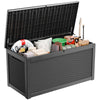 260 Gallon Deck Box, Resin Large Outdoor Storage Box 