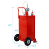 30 Gallon Gas Caddy With Wheels size - CheryLife