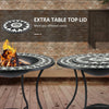 30" Outdoor Fire Pit Dining Table - CheryLife