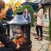 Wooden Burning 2 in 1 Fire Pit for Outdoor