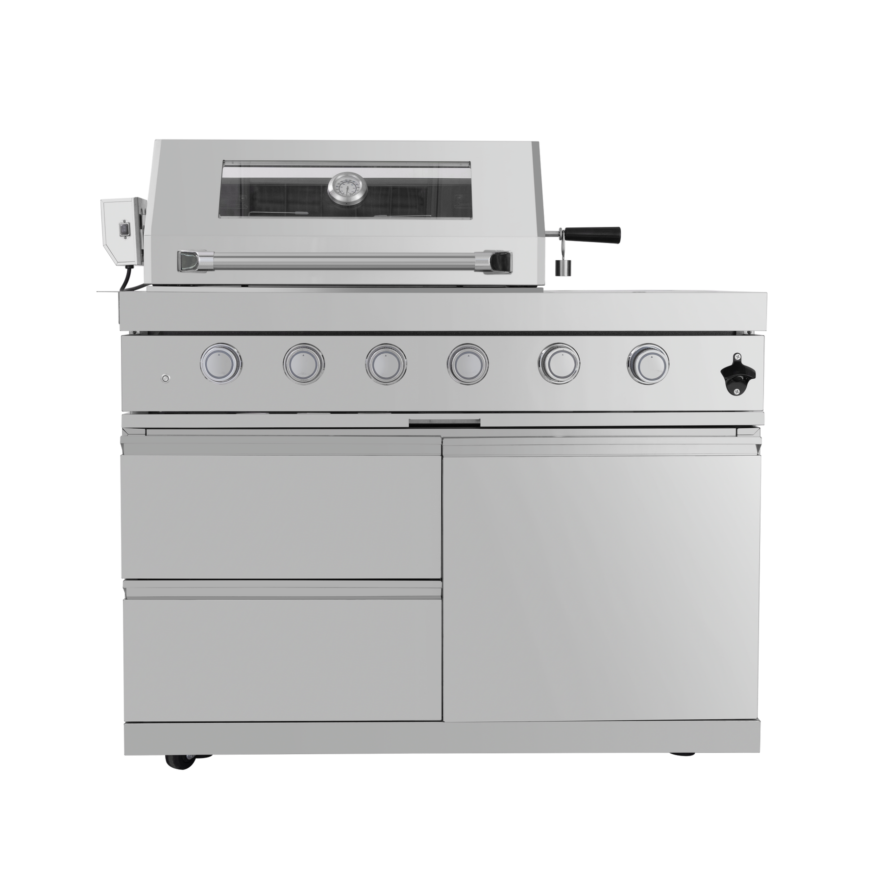 CheryLife 125-Inch 108000 BTU Gas Outdoor Kitchen Island with Grill Pi