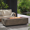 56" Aidan Rectangle Iron Fire Pit - CheryLife