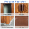 6x6 ft Outdoor Metal Storage Shed with Metal Foundation Base, With Window
