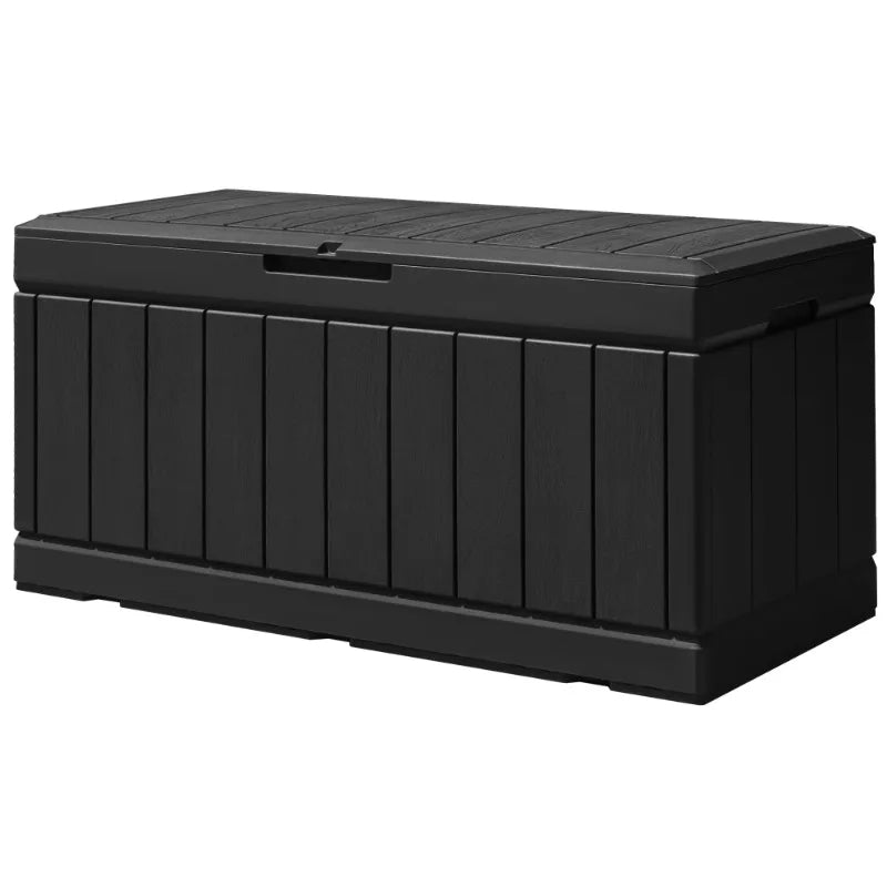 82 Gallon Deck Boxes Resin Outdoor Storage - Cherylife.