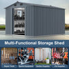 8x10 FT Outdoor Storage Shed main details 03