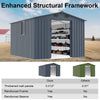 8x10 FT Outdoor Storage Shed main details 05