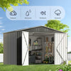 8x12 ft Metal Storage Sheds - CheryLife