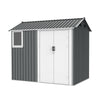 8x6 ft Metal Storage Shed with Foundation Kit