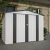 8x6 ft Storage Metal Shed main 010