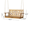 ALEJANDRO Porch Swing size