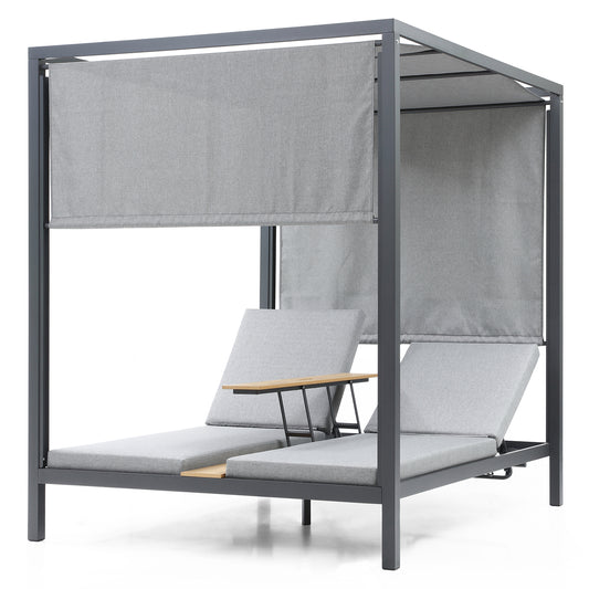 Shade Gazebo Recliner One-piece Double Seater