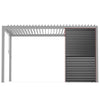 Aluminum Slats Louvered Wall Pergola Accessories Short Size