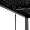 13x10 ft Upgraded Aluminum Louvered Pergola Kit with Adjustable Roof