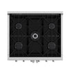 Forno Galiano 30-Inch Freestanding French Door Gas Range, 4 Burners, Convection Oven, Energy Efficient