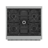 Forno Massimo 30-Inch Freestanding Gas Range, 4 Burners, True Convection Oven