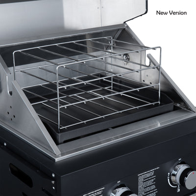 Forno All’Aperto 99,600 BTU Outdoor Kitchen, 5 Burners, Infrared Burners, Side Burner, Black Sintered Stone Countertops, Gas Pizza Oven, Sink Module, Bar & Beverage Center