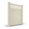 CheryLife 6’ x 6’ Vinyl Semi-Private Fence – Sand - Denver Series