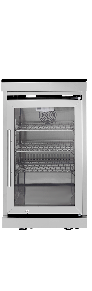 CheryLife 85-Inch 4-Burner 72000 BTU Deluxe Stainless Steel Gas Outdoor Kitchen Bar Barbecue Island Grill + Wine Cooler Compact Refrigerator + Rotisserie kit + Granite Countertops + Stainless steel Sink