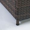 52 Inch Rectangular Outdoor Propane Gas Fire Pit Table 50,000 BTU Heater with Lava Rock Filler
