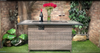 52 Inch Rectangular Outdoor Propane Gas Fire Pit Table 50,000 BTU Heater with Lava Rock Filler