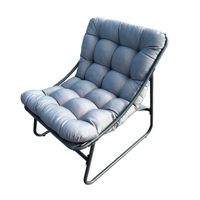 Outdoor Modular Bistro Set with Beige Cushion Set