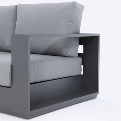 5 Place Seating Ficarazzi Outdoor Conversation Sofa Set with Coffee Table 