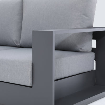 5 Place Seating Ficarazzi Outdoor Conversation Sofa Set with Coffee Table 