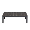 4 Place Seating  Gray Outdoor Compressed Foam Sofa and Table Set