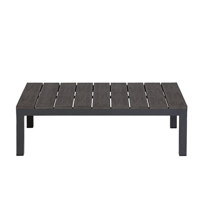 4 Place SeatingGray Outdoor Compressed Foam Sofa and Table Set