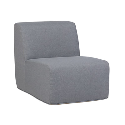 4 Place SeatingGray Outdoor Compressed Foam Sofa and Table Set
