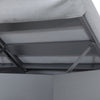 2 Place Ficarazzi Outdoor Aluminum Rectangular Patio Daybed