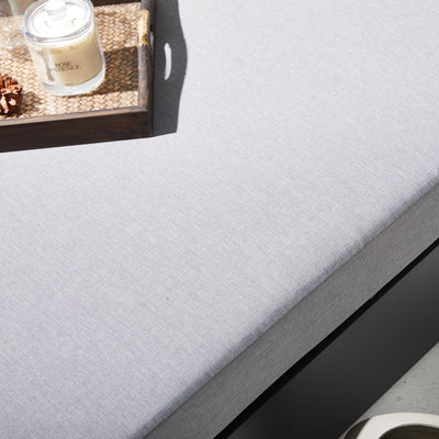 2 Place Ficarazzi Outdoor Aluminum Rectangular Patio Daybed