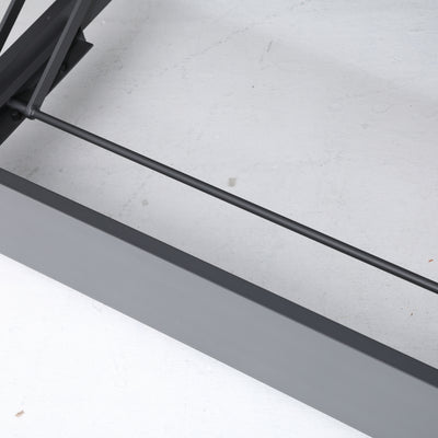 2 Place Ficarazzi Outdoor Aluminum Rectangular Patio Daybed