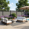 CheryLife 6’ x 6’ Composite Semi-Private Fence – Charcoal Gray - Charlotte Series
