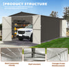 CheryLife Metal Storage Shed product structure 02