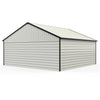 23' x 22' Double Garage Metal Shed with Side Entry Door