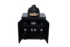 Cherylife SC2430A 115-Inch 6-Burner 85,000 BTU Gas Grill Island with 18" Kamado Charcoal Grill – Outdoor Kitchen with Wine Cooler, Refrigerator, Rotisserie, Granite Countertops & Storage