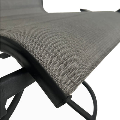 4 Place Seating Outdoor Patio Dining Table and Swivel Chairs Set