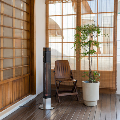 1500W Electric Column Heater with Halogen Tube